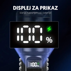 Ručna LED lampa, WHITE LASER LED 1800mAh - Img 2