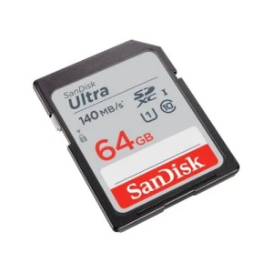 SanDisk SDXC 64GB Ultra 140MB/s Class 10 UHS-I - Img 1