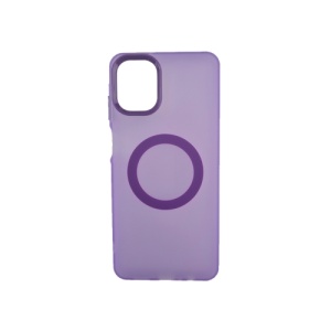 Silikonska futrola Magsafe FLURO COLOR Samsung A07 LJUBIČASTA