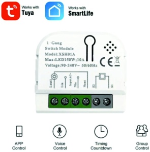 SMART-1GANG Tuya Wifi DIY Self-locking daljinski upravljac Smart Switch relejni modul DC 5V/7-32V AC - Img 2