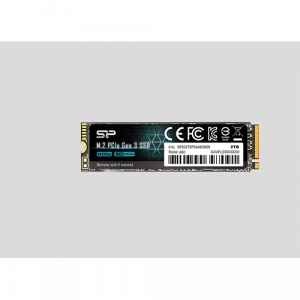 SSD M.2 NVMe Silicon Power A60 Gen 3 256GB, 2100MB/s/1200MB/s SP256GBP34A60M28 - Img 1