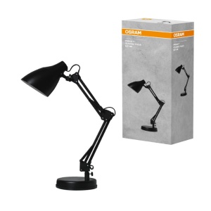 Stona lampa PANAN Classic Pixar E27, OSRAM crna - Img 2