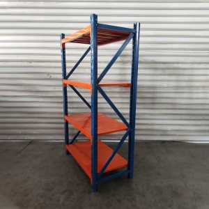 SuperHome 200x120x60cm 4x200kg Potpuno Metalna Montažna Polica - Img 3