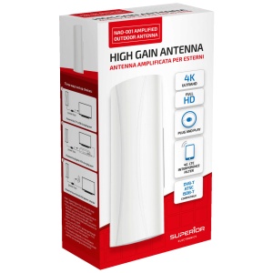 Superior Antena sa pojačalom, HD/Full HD/Ultra HD DVB-T2, spoljna - NAO001 - Img 2