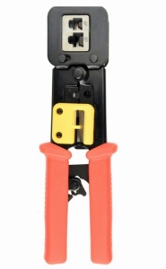 T-WC-05 Gembird Klesta za krimpovanje i secenje RJ45/RJ12/RJ11 (za prolazne konektore) - Img 1