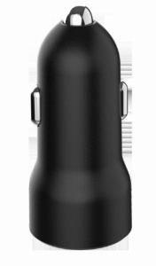 TA-UC-2A15-CAR-01 Gembird 2-port USB car charger, 3.1A, 15.5W, black - Img 2