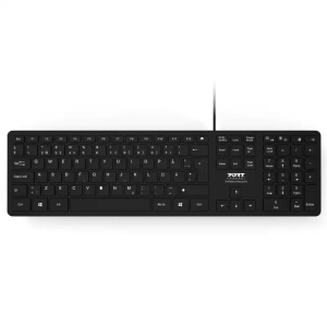 Tastatura Port Designs Executive US/USB-A & USB-C - Img 1