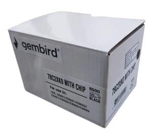 Toner Gembird 78C2XK0 zam. kaseta za Lexmark Black 8.5k (sa cipom)