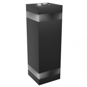 Torre fasadna lampa 18W CCT IP54 crna kvadrat - Img 2