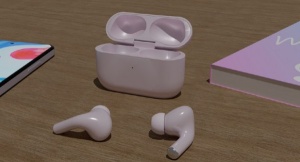 TWS-03-P Gembird bluetooth V5.0 slusalice, TWS, pink - Img 2