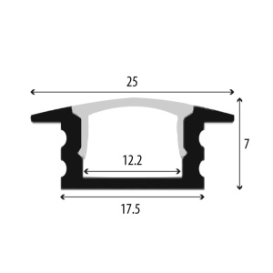 Ugradni aluminijumski profil za LED trake - Img 2