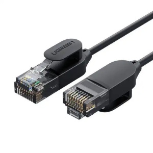 UGREEN NW122 CAT6A mrežni kabl od čistog bakra 0.5m (crni)