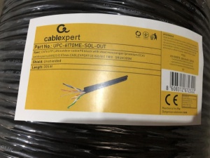 UPC-6170ME-SOL-OUT Gembird, UTP cat.6 Outdoor+SAJLA, solid 23AWG, PREMIUM CCA kotur pun presek 305m - Img 2