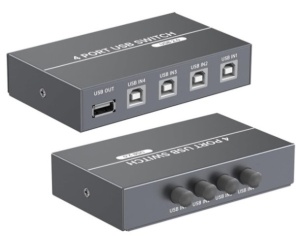 USB 4porz switch 2.0 Hi-Speed KT-USW4 - Img 3