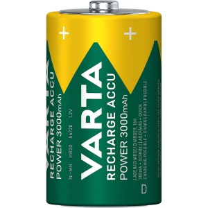 VARTA-56720B Tip D HR20 1,2V 3000mAh, Punjiva NiMH baterija PAK2 - Img 2