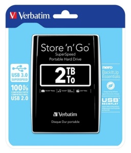 Verbatim EHV53177 BLACK 2TB, 2.5inc, Eksterni hard disk USB 3.0