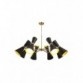 VESTA 230 LUSTER 6*E14 black/gold - Img 3