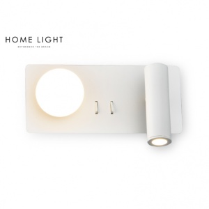 VESTA 478 ZIDNA LAMPA 3W+3W 3000K BELA - Img 2