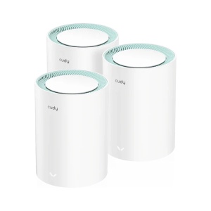 Whole Home Wi-Fi Gigabit Mesh System Cudy M1300 AC1200 Dual Band(3-Pack)
