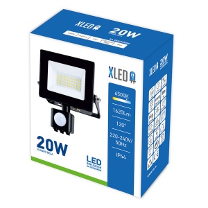 XLED 20W LED reflektor sa PIR senzorom,6500K,1620Lm,AC220-240V - Img 1