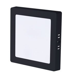 XLED 24W 4000K black Nadgradni cetvrtasti LED panel plasticni,2640Lm,285*285*31mm,Ra80,IP20crni