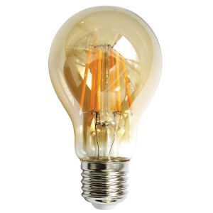 Xled E27 8W A60 Filament Sijalica dimabilna,2700K,220V,950Lm,60*108mm,Ra≥80 PF≥0.5 amber - Img 3