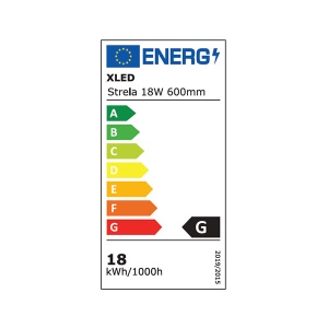 XLED Strela18W 600mm CL-JHD018AAA LED sa alu okvirom 6500K - Img 2