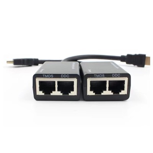Xwave Konverter HDMI extender na RJ45 CAT5E-6 0.3m,2 kom - Img 2