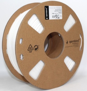 3DP-PLA1.75-01-W PLA Filament za 3D stampac 1.75mm, kotur 1KG WHITE - Img 1