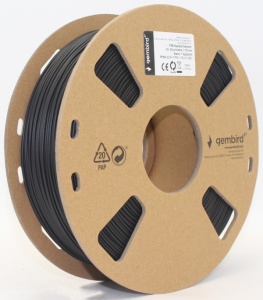 3DP-TPE1.75-01-BK TPE FLEKSIBILNI Filament za 3D stampac 1,75mm kotur 1KG BLACK - Img 2