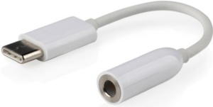 A-CM-3.5F-01 Gembird USB type-C plug to stereo 3.5 mm audio adapter cable, white (CCA-UC3.5F-01-DAC - Img 3