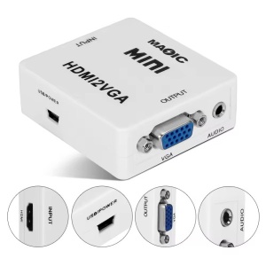 A-HDMI-VGA-Mini ** Gembird input HDMI to VGA (901) (289) - Img 2