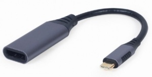 A-USB3C-DPF-01 Gembird USB Type-C to DisplayPort male adapter, space grey A - Img 3