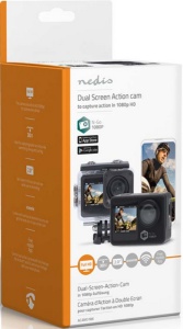 ACAM31BK Dual screen action cam with HD 1080p@30fps resolution Nedis - Img 3