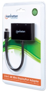 Adapter Manhattan 152709 Mini DisplayPort/M - HDMI/VGA F Crni - Img 2