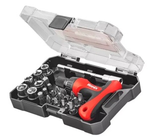 Alat Univerzalni SET odvijaca sa nastavcima 24-delni CR-V RH-2715 PLC - Img 1