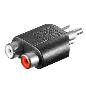 Audio ADAPTER AC18 2xRCA utiènica-1xRCA utikaè