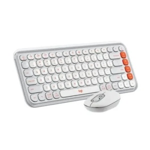 Bežična tastatura + miš Logitech Pop Icon US Bela - Img 2