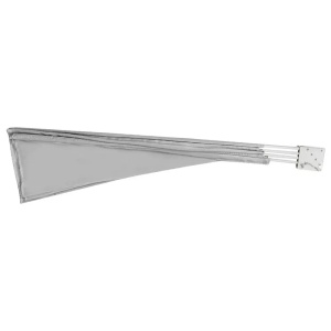 Bočna sklopiva tenda za balkon 140cm Siva - Img 2