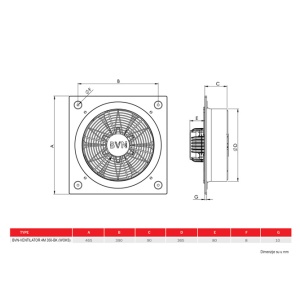 BVN-VENTILATOR 4M 350-BK (WOKS) - Img 2