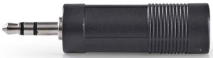 CAGB22935BK, Stereo audio adapter, 3,5 mm muški, 6,35 mm ženski, Niklovani, ABS, Crni - Img 3