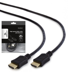 CC-HDMI4L-1M Gembird HDMI kabl v.2.0 ethernet support 3D/4K TV 1m FO - Img 2