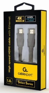 CC-HDMIL-1.8M Gembird HDMI kabl v.2.0 ethernet support 3D/4K TV 1.8m (alt. CC-HDMI4L-6) - Img 2