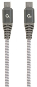 CC-USB2B-CMCM60-1.5M Gembird 60W Type-C Power Delivery (PD) premium charging & data cable, 1.5m - Img 1