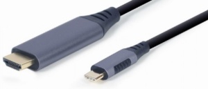 CC-USB3C-HDMI-01-6 Gembird USB Type-C to HDMI display adapter cable, space grey, 1.8 m A - Img 3