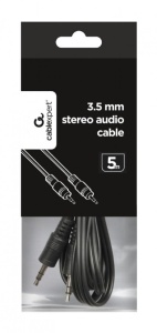 CCA-404-5M Gembird 3.5mm stereo plug to 3.5mm stereo plug audio AUX kabl 5m - Img 2