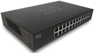 Cisco SF110-24 24-PORT 10/100 SWITCH REFABRIKOVAN - Img 1
