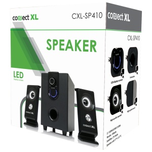 Connect XL Zvučnik, set, 2.1, AC 220V, crna boja - CXL-SP410 - Img 2