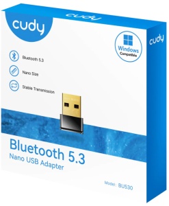 Cudy BU530 Bluetooth 5.3 Nano USB Adapter Win 7/8/8.1/10/11 - Img 3