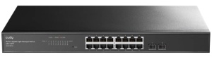 Cudy GS1016ES2,16-Port Gigabit Light-Managed Switch with 2 SFP,10/100/1000 Mbps